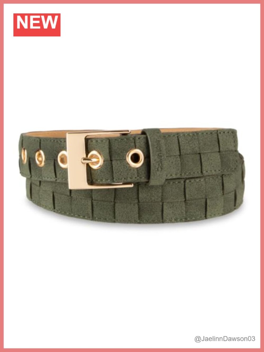 Fashion Dress Belt for Trousers Jeans Dresses Woven Leather PU